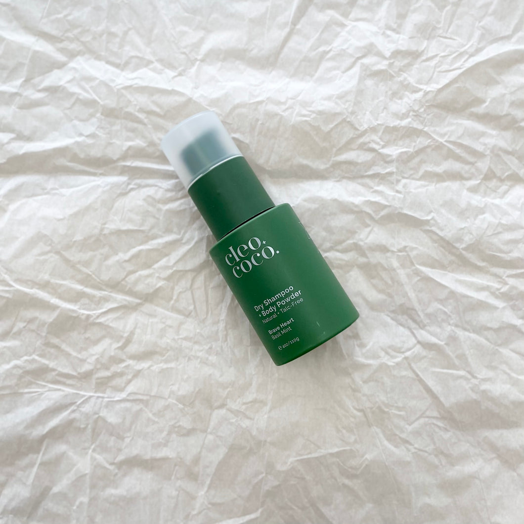 Dry Shampoo- Body Powder/ Basil Mint